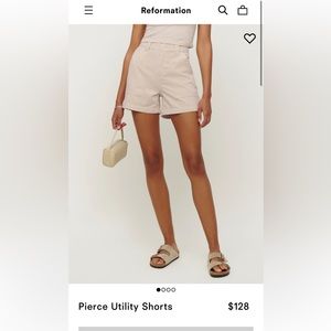 Reformation Pierce Utility shorts